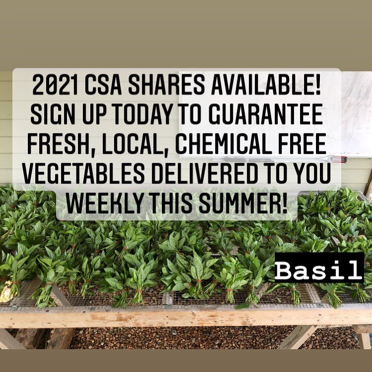 2021 CSA Sign Up is open! Link in bio. #localfood #csafarm #supportlocal #supportafarmer #eatclean