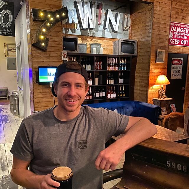 Staff pick for #FeatureFriday, our new Nitro Coffee Stout. This is Stephan, Stephan likes the complexity of the beer as well as it’s robust coffee flavor. Stephan also enjoys traveling the world and is great at growing mustaches, be like Stepha