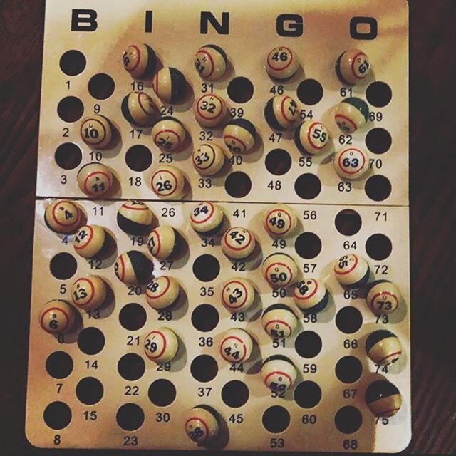Tuesday nights are for BINGO! Free to play every Tuesday except the first Tuesday of the month is our comedy show! Last night win drinks and fun things before next weeks show! 8pm hosted by @digitalispolaroidis! —————&md
