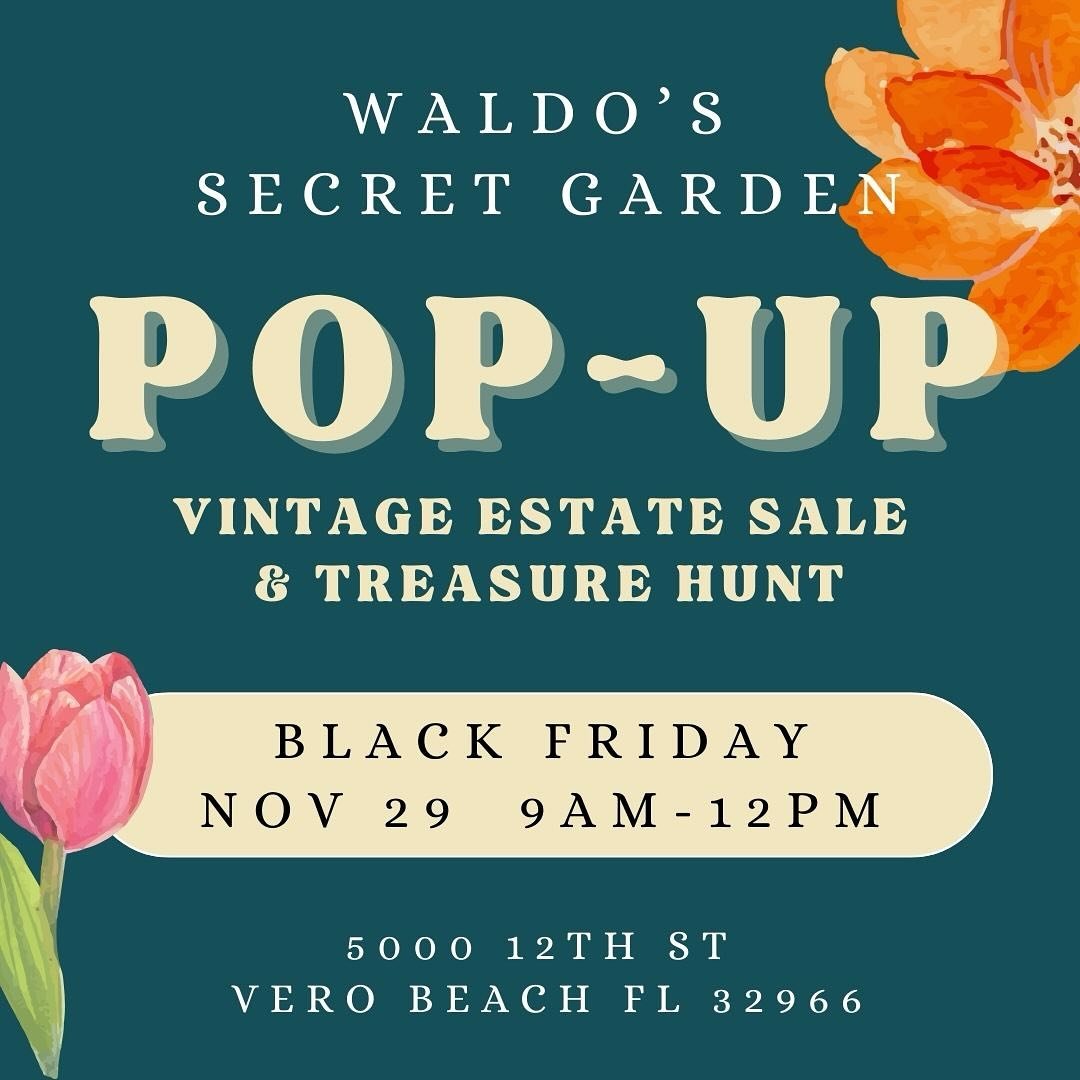 🏴black Friday sale at the WSG🏴 we&rsquo;ve got chotchkies galore! 

ANTIQUES &amp; JUNQUE: Each sale is unique and every vintage as we uncover over 60 years worth of collections dating back to the old Vero Beach Dairy days on Waldo Sexton&rsquo;s o