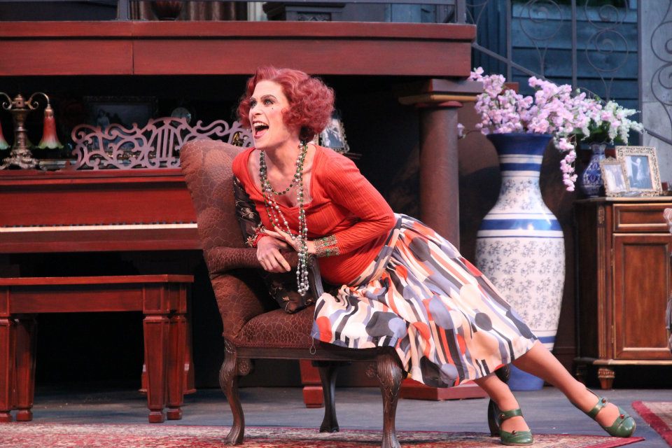 Colleen Maden as Kitty in Royal Family