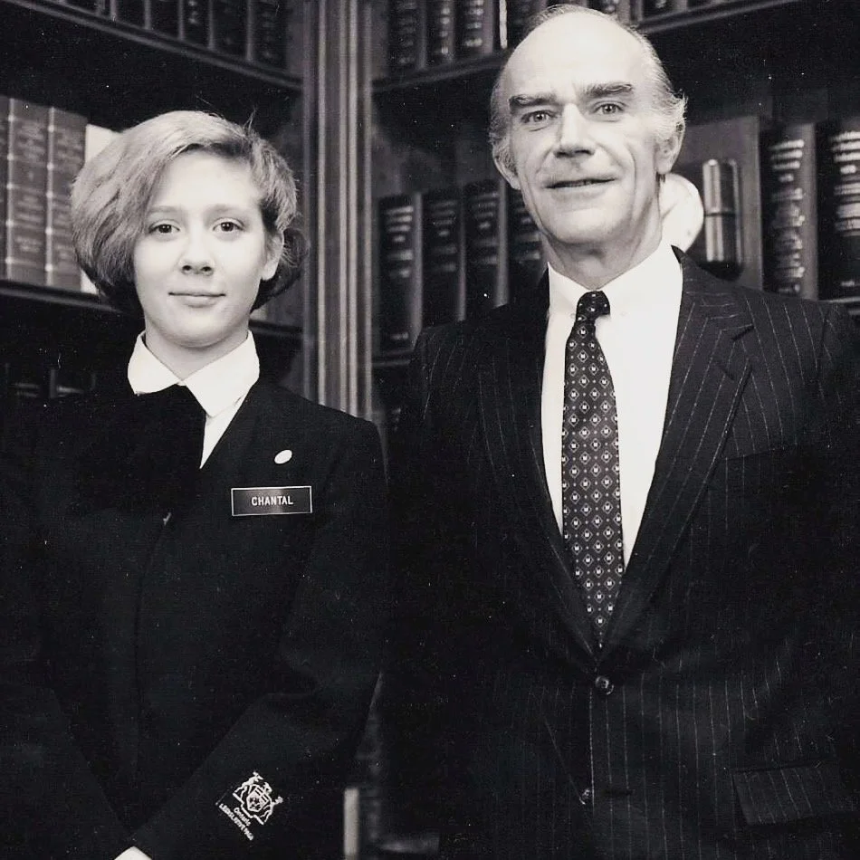 Victoria in her Official portrait as a Page of Queen’s Park 33 Session of the Ontario Legislature, with MP Bruce McCaffrey
