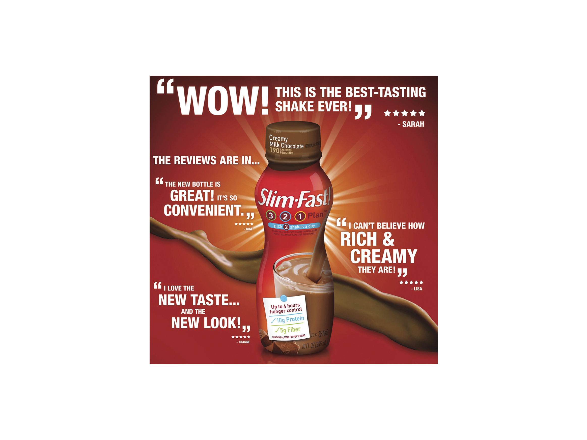 SLIM-FAST • print ad