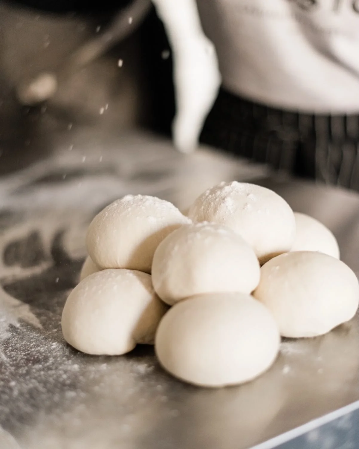 Rolling dough balls everyday hallelujah 

Open Tuesday for $5 off pizzas 4:30-5:30, hallelujah