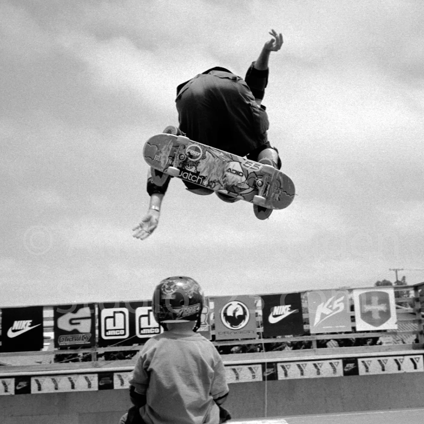 Tony Hawk with Son