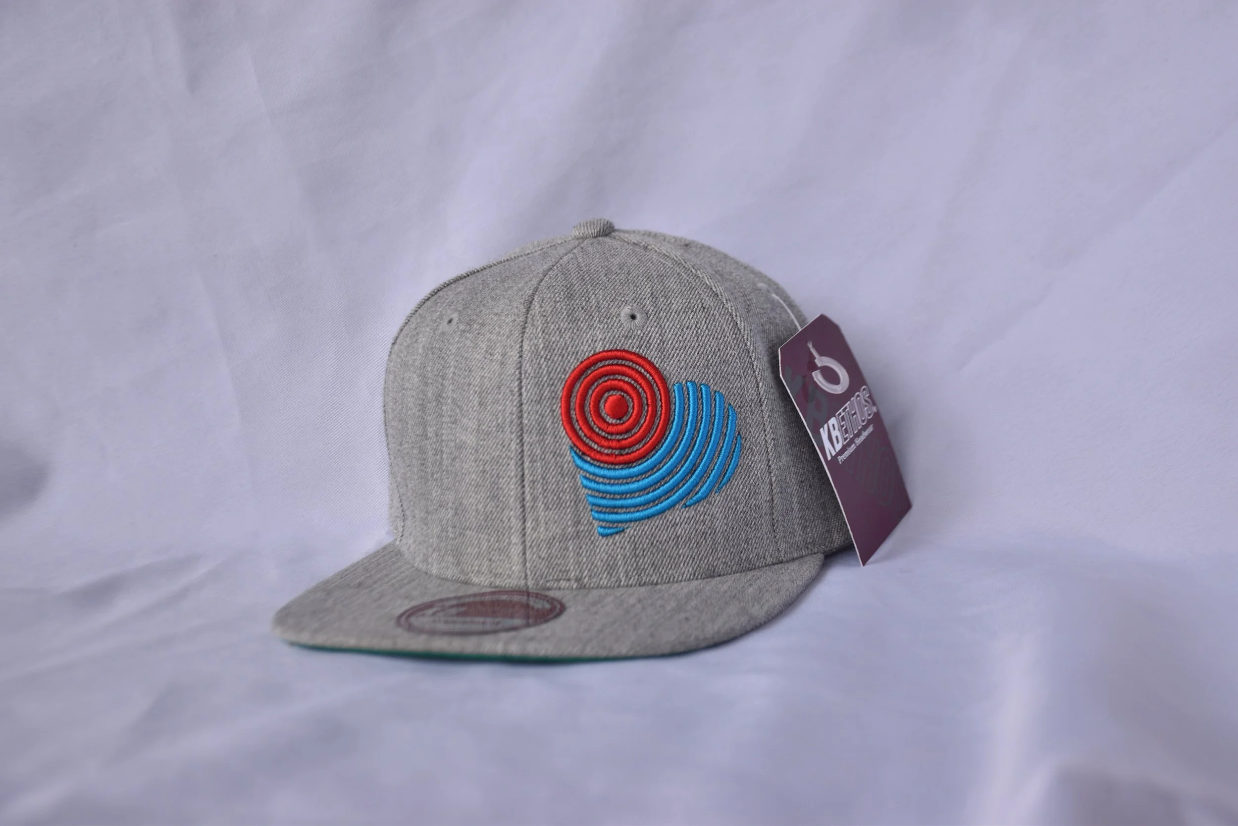 Light Grey Snap-Back