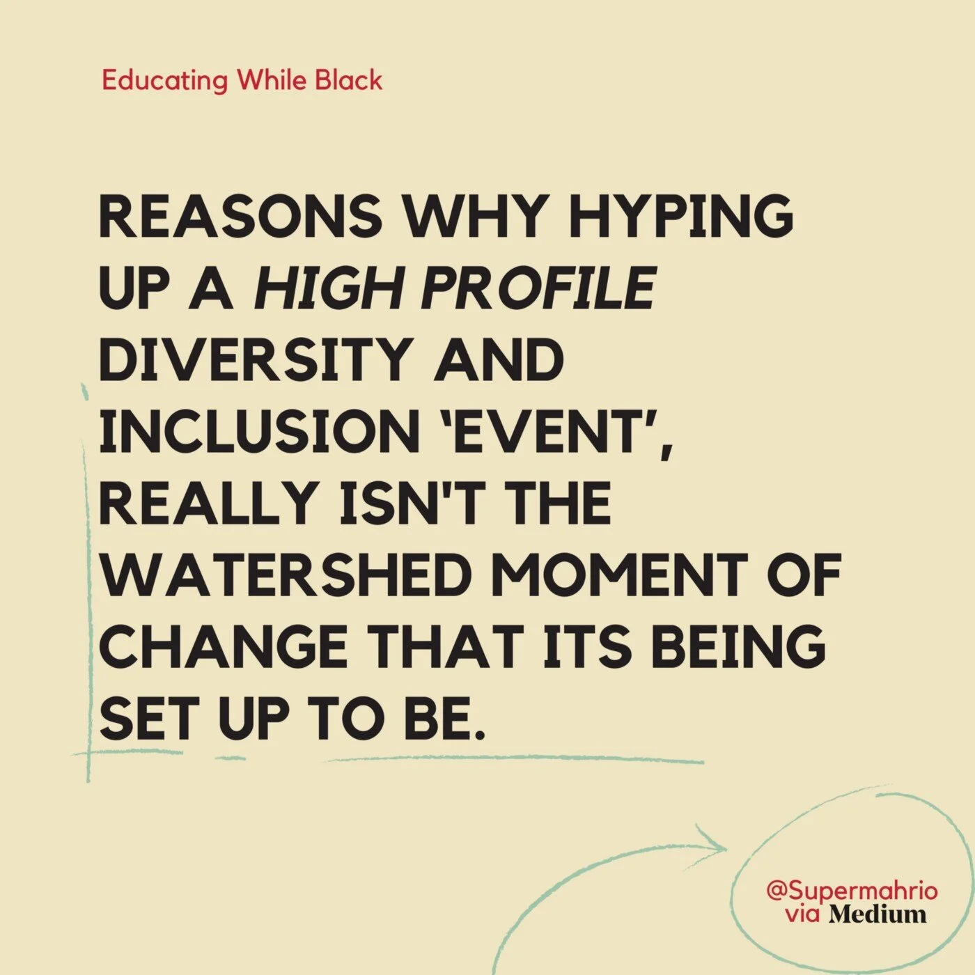 Due-Diligence and Integrity in D&amp;I work.