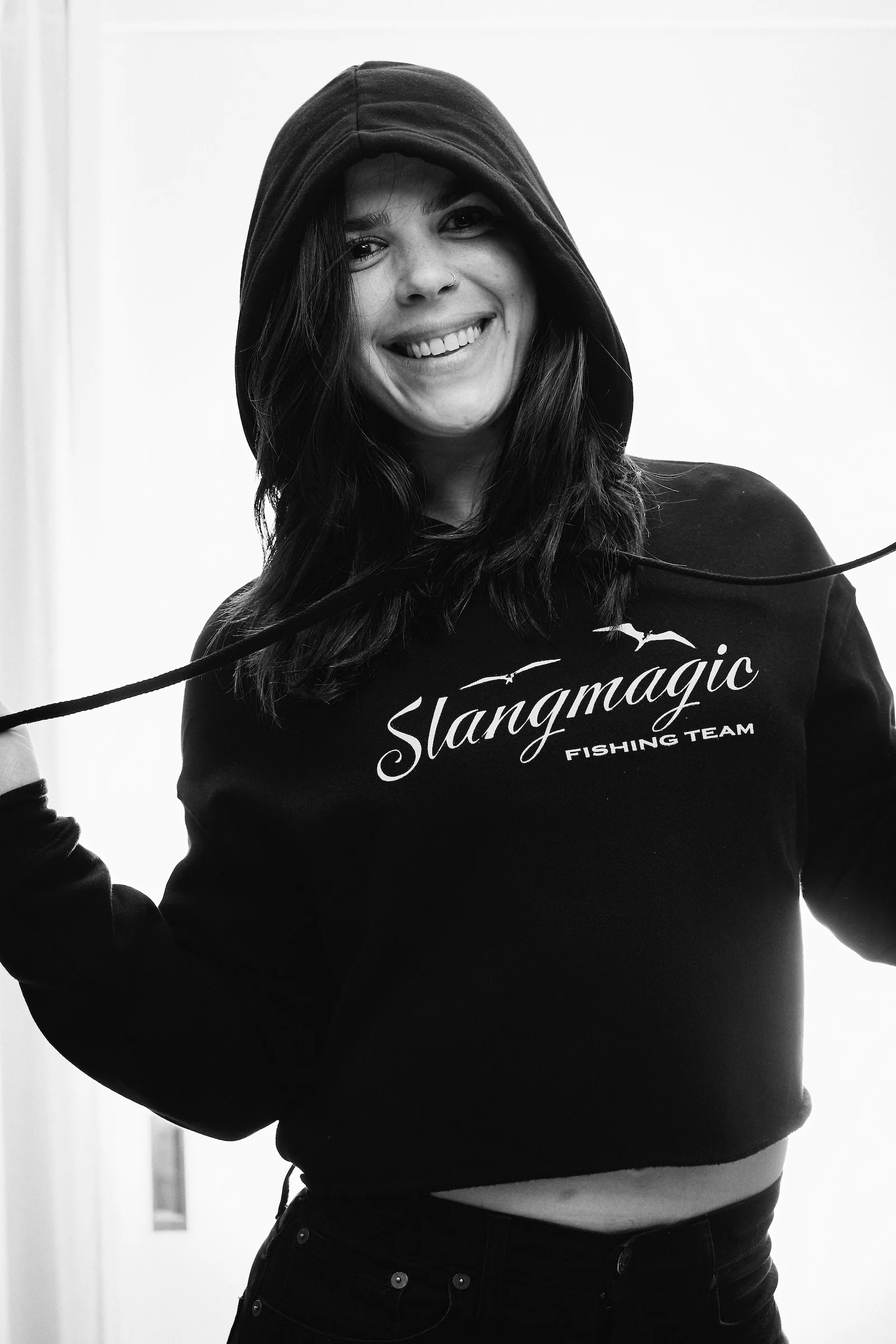 Slangmagic Women's Cropped Hoodie