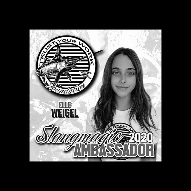 We&rsquo;re excited to introduce our #AmbassadorSpotlight. Our ambassadors are the backbone of what we do here at Slangmagic. Swipe ➡️ to learn more about one of our 2020 ambassadors, Elle Weigel! .
.
.
.
#trustyourwork #trustyourworkfoundation #team