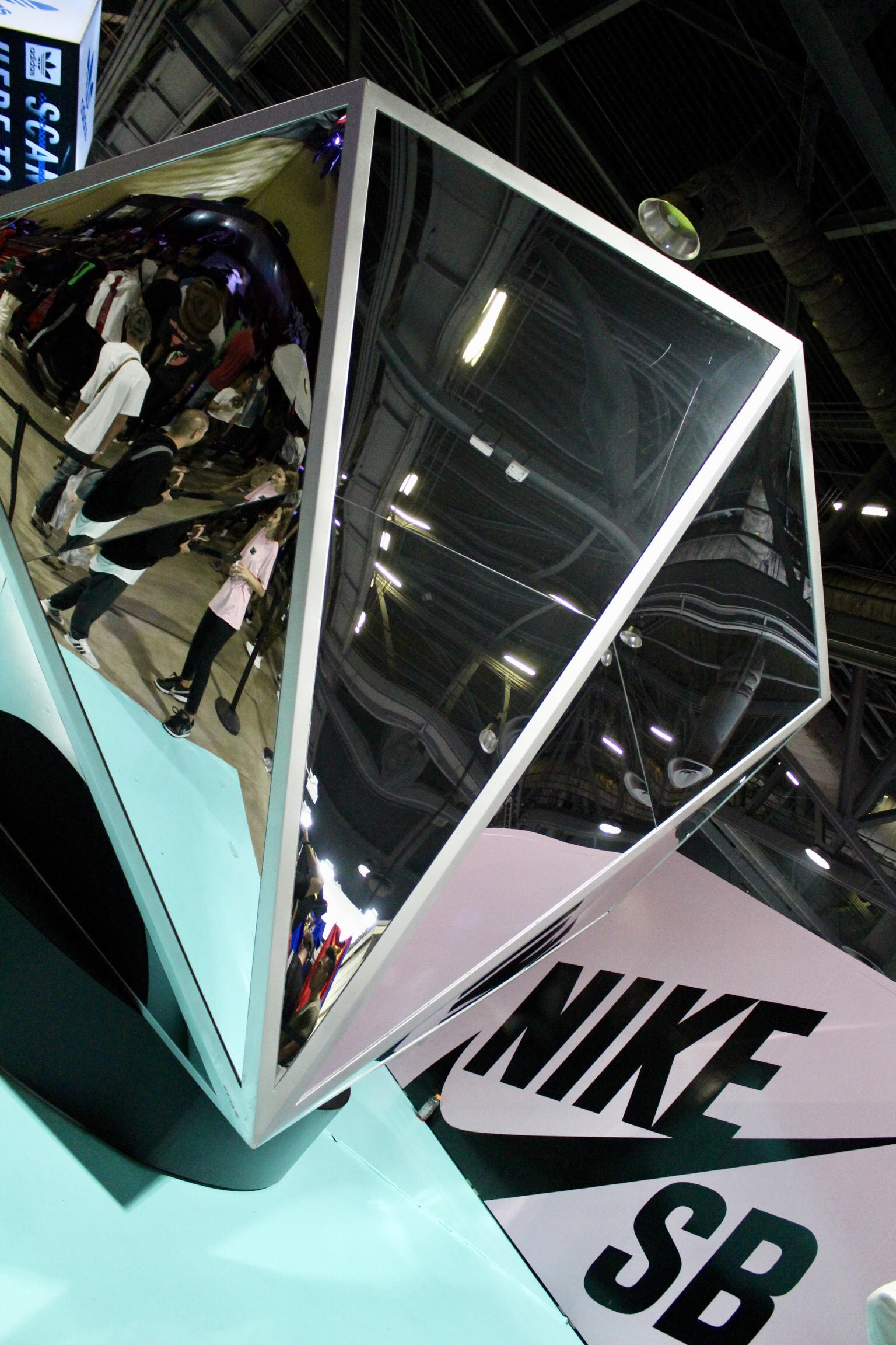 Nike SB x Diamond Supply Co. booth