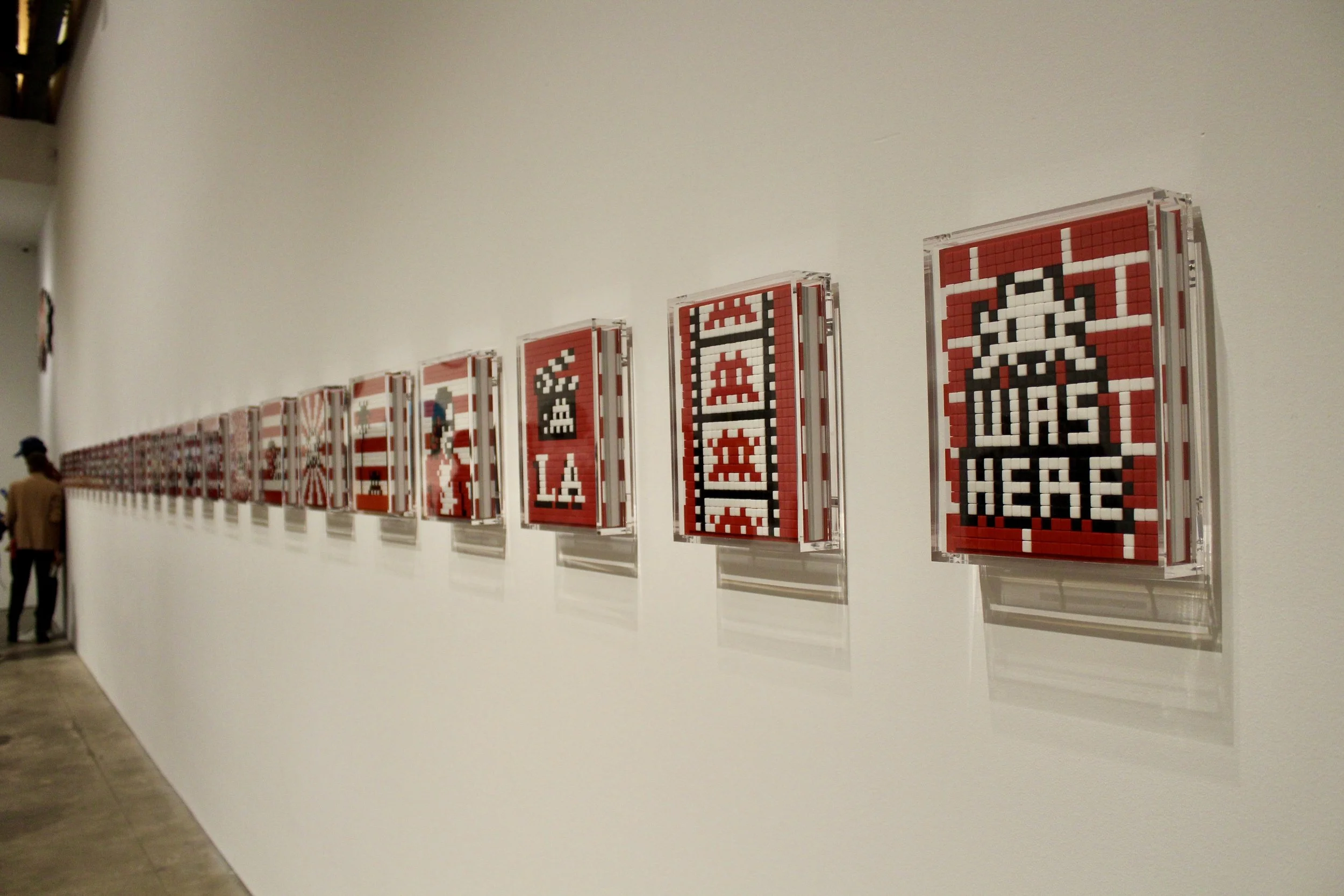 mosaic work by Invader