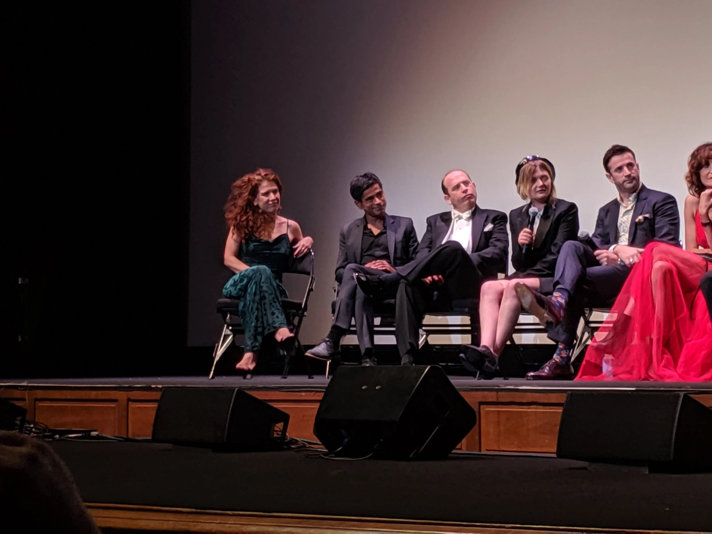 Director Jennifer Delia (left) and part of her team from Why Not Choose Love: A Mary Pickford Manifesto