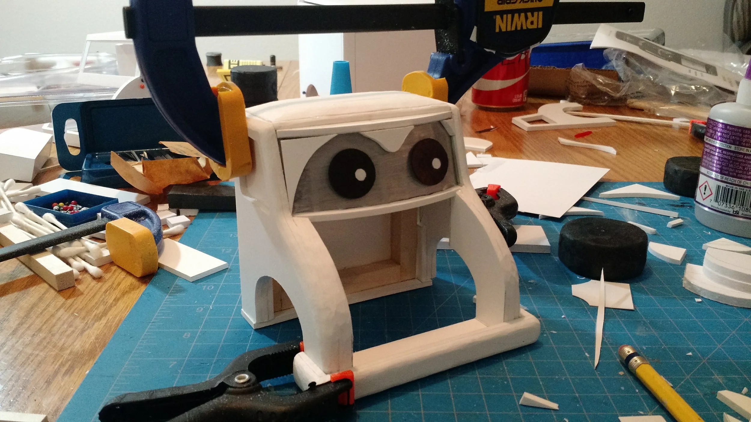 refining the shape of the cab