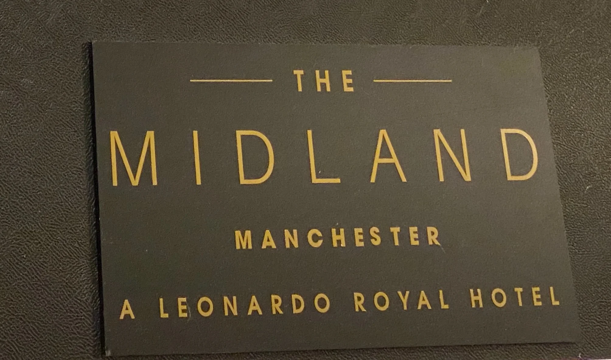 Midland Hotel Dinner