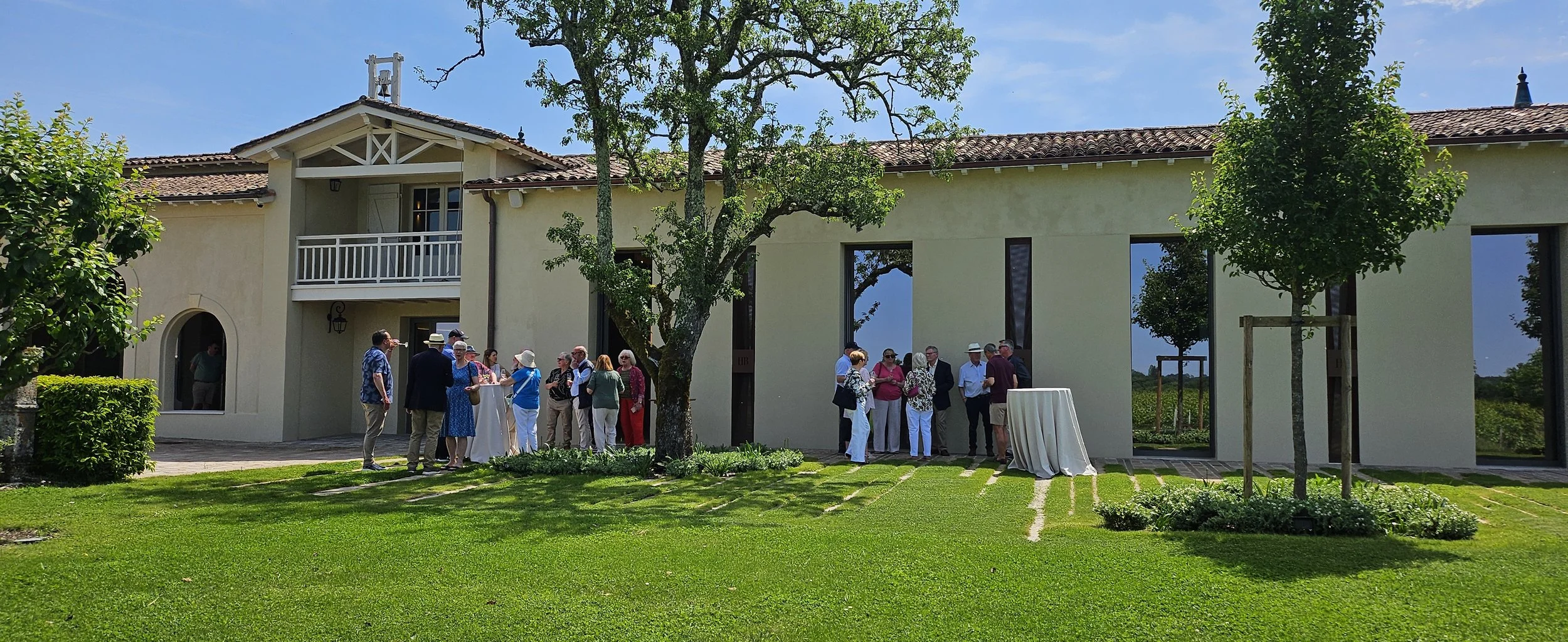 5.2.11 Friday 22 May 2026 Ch Haut Bailly - champagne on the terrace.jpg