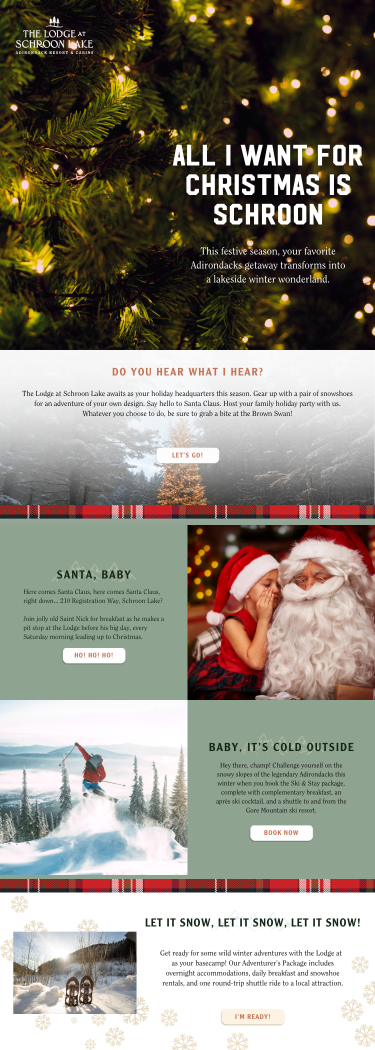 The Lodge at Schroon Lake - All I Want for Christmas is Schroon