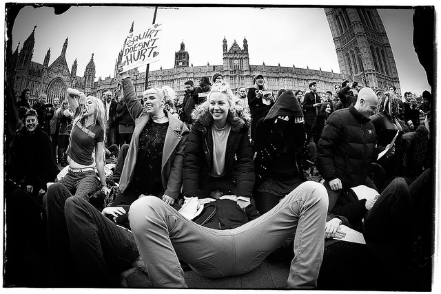 Face-Sitting Protest