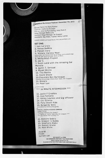 Hollywood Burlesque Festival, 2013