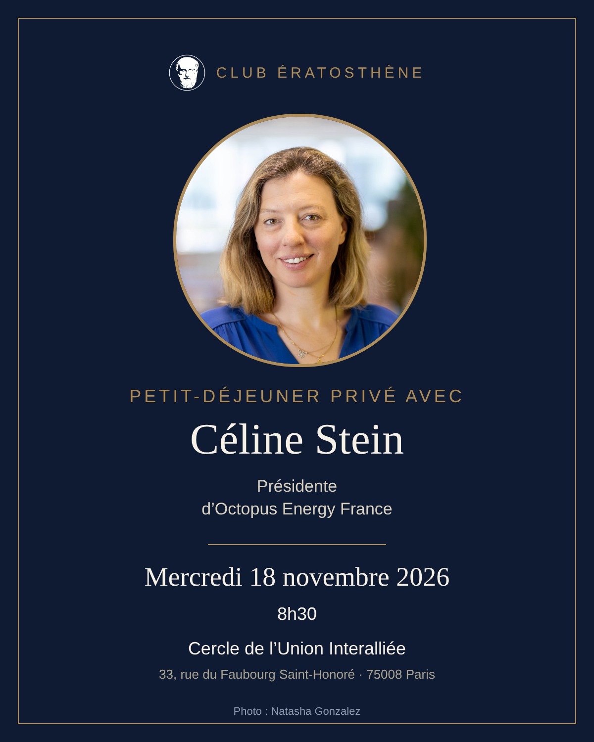 Petit déjeuner en comité restreint avec Céline Stein