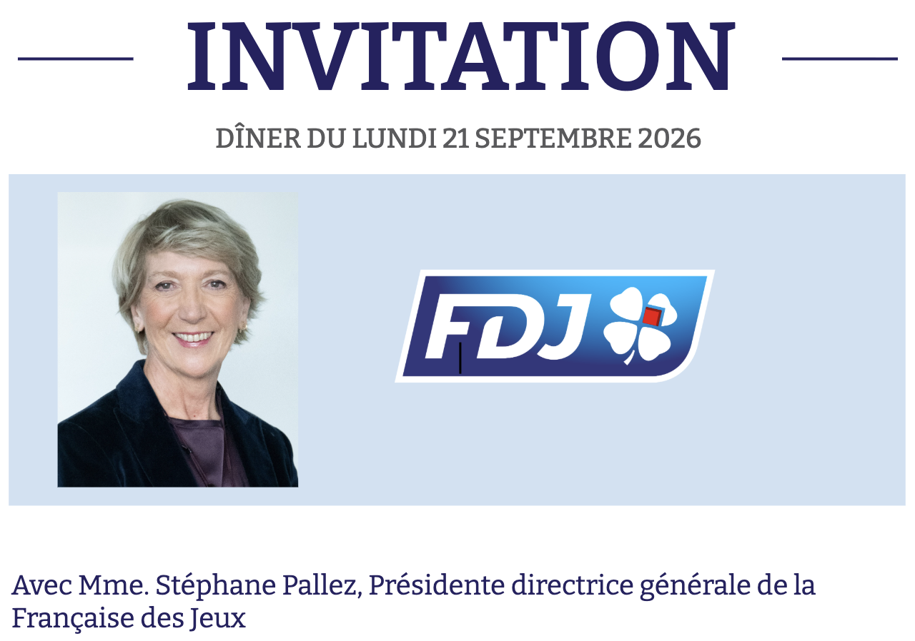Dîner Club Ératosthène - Le 21 septembre 2026