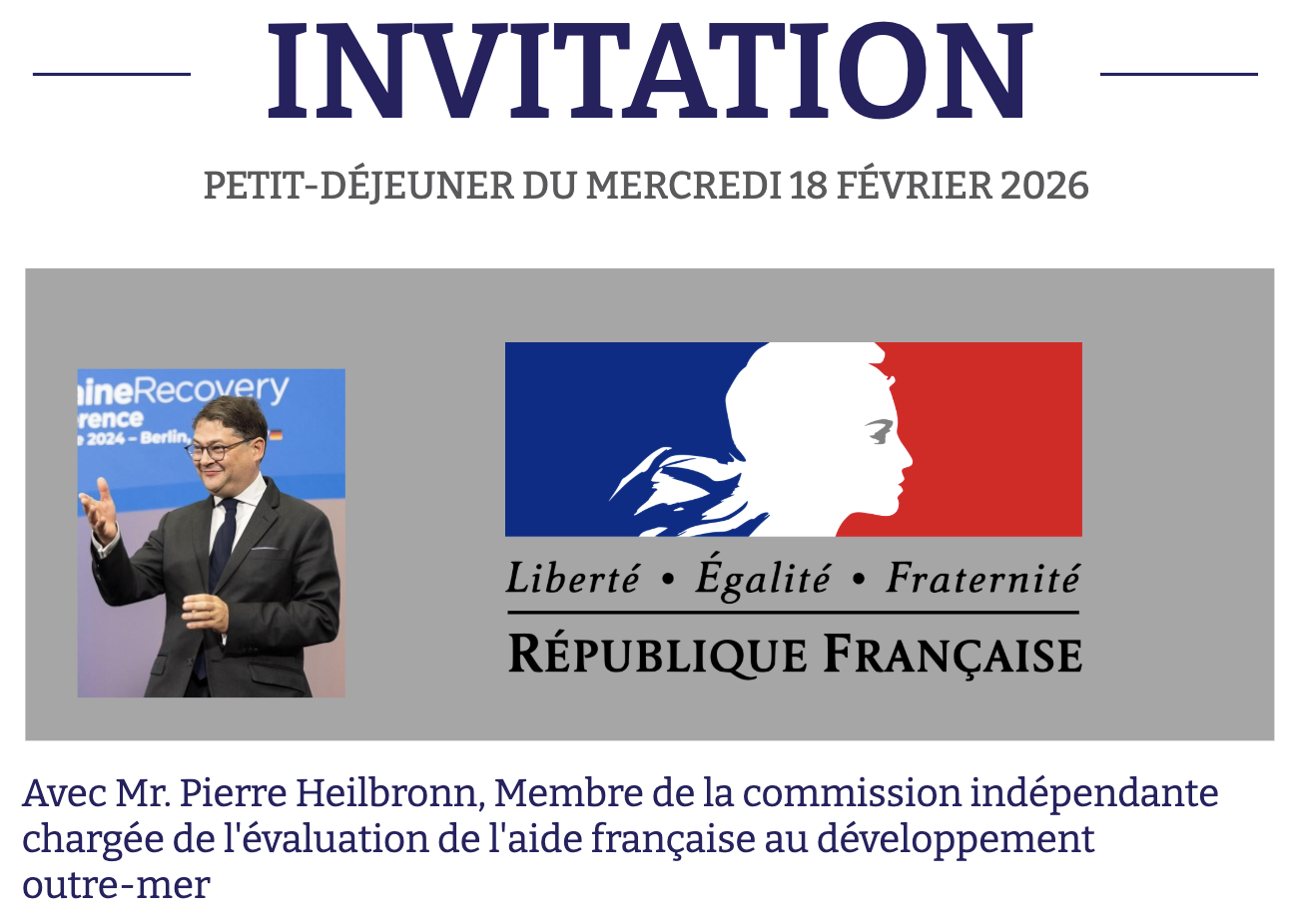 Petit-déjeuner du 18 février 2026