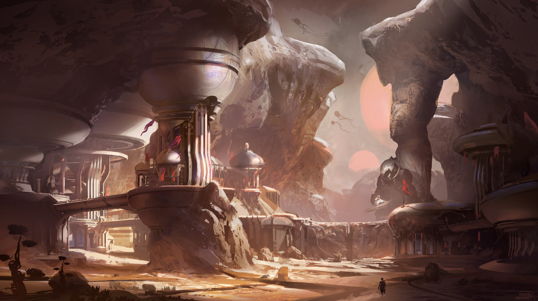© Nicolas Bouvier (Sparth), Concept art,  Halo 5 , Microsoft Studios, 343 Industries.
