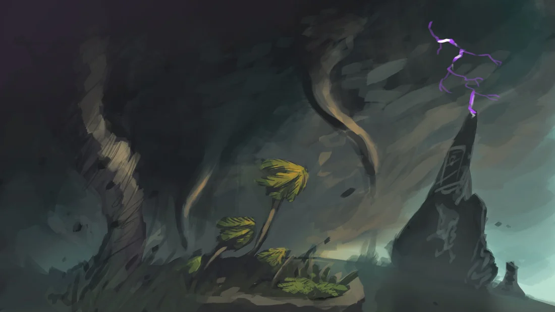 © Wesley Martin, Concept art, Outer Wilds, Mobius Digital, Annapurna Interactive, 2019.