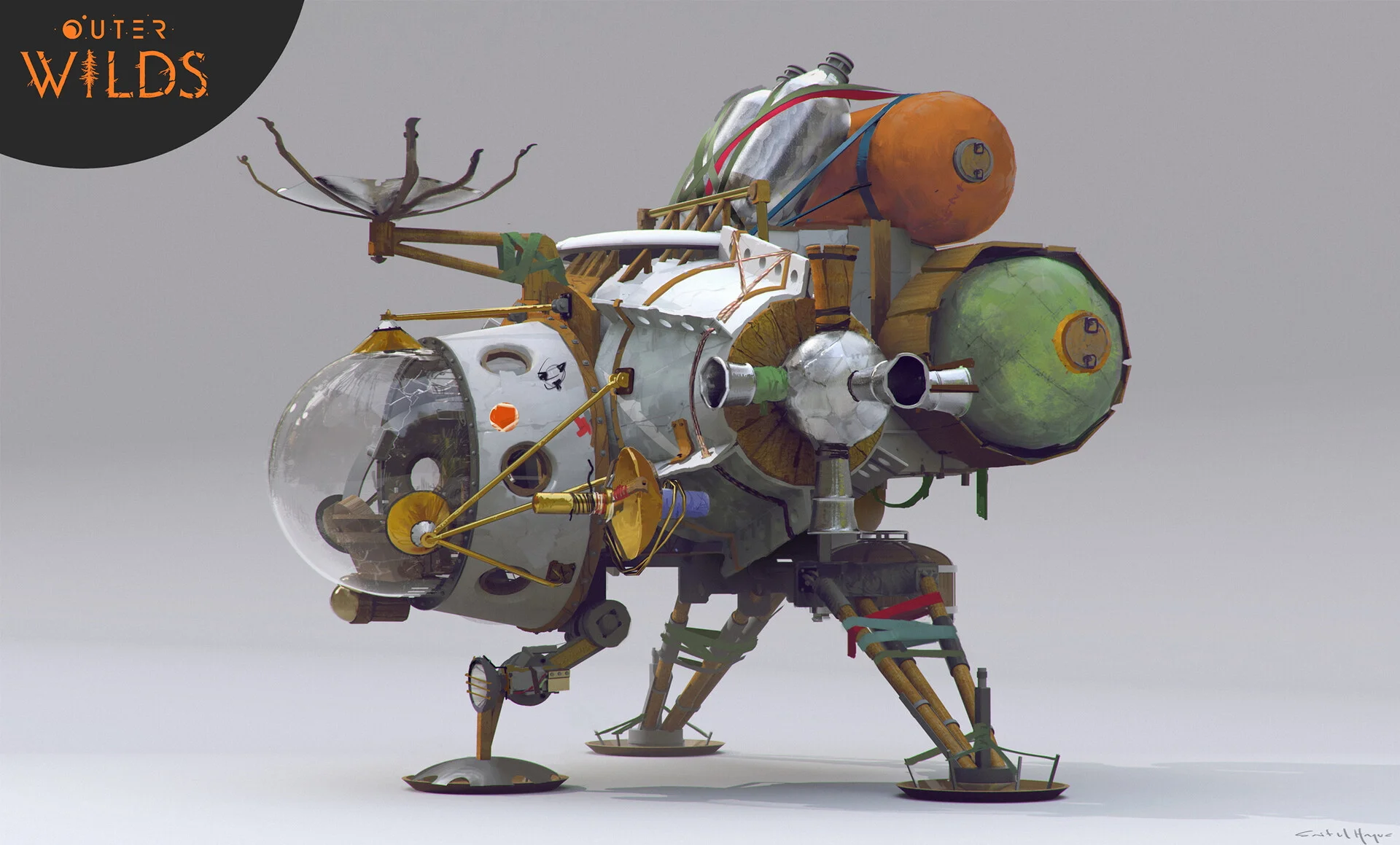 © Saiful Haque, Concept art, Outer Wilds, Mobius Digital, Annapurna Interactive, 2019.