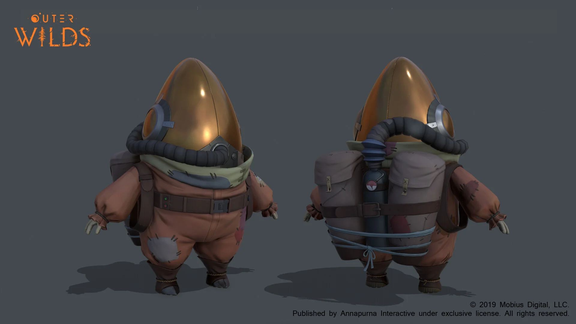 © Alena Leontyeva, Concept art, Outer Wilds, Mobius Digital, Annapurna Interactive, 2019.