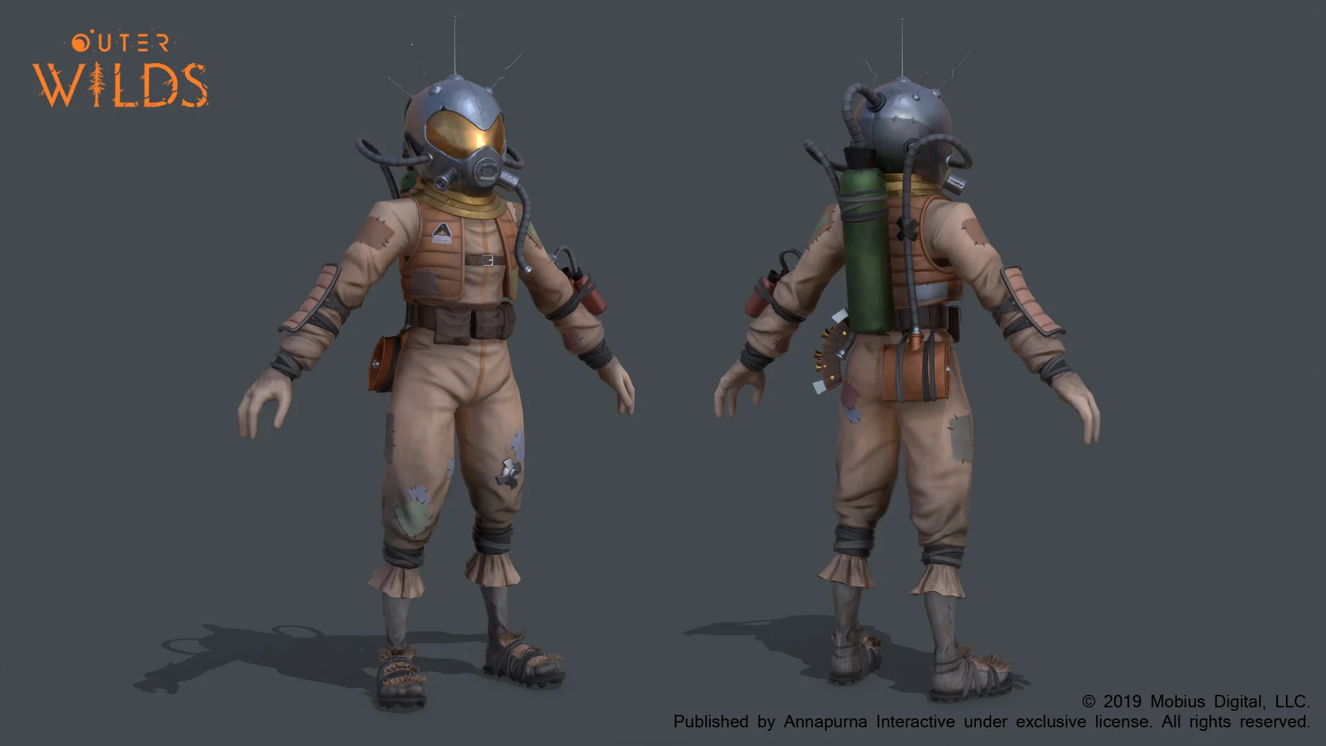 © Alena Leontyeva, Concept art, Outer Wilds, Mobius Digital, Annapurna Interactive, 2019.