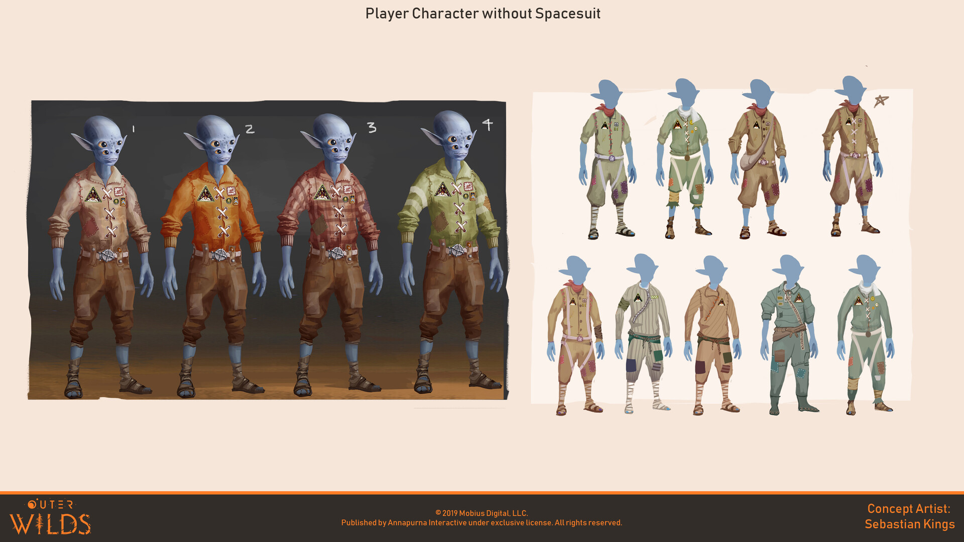 © Sebastian Kings, Concept art, Outer Wilds, Mobius Digital, Annapurna Interactive, 2019.