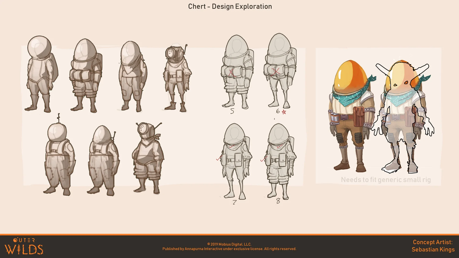 © Sebastian Kings, Concept art, Outer Wilds, Mobius Digital, Annapurna Interactive, 2019.