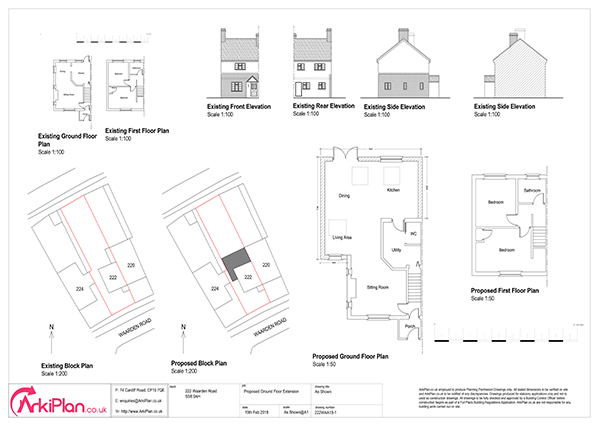 Extension Plans | Drawings — ArkiPlan