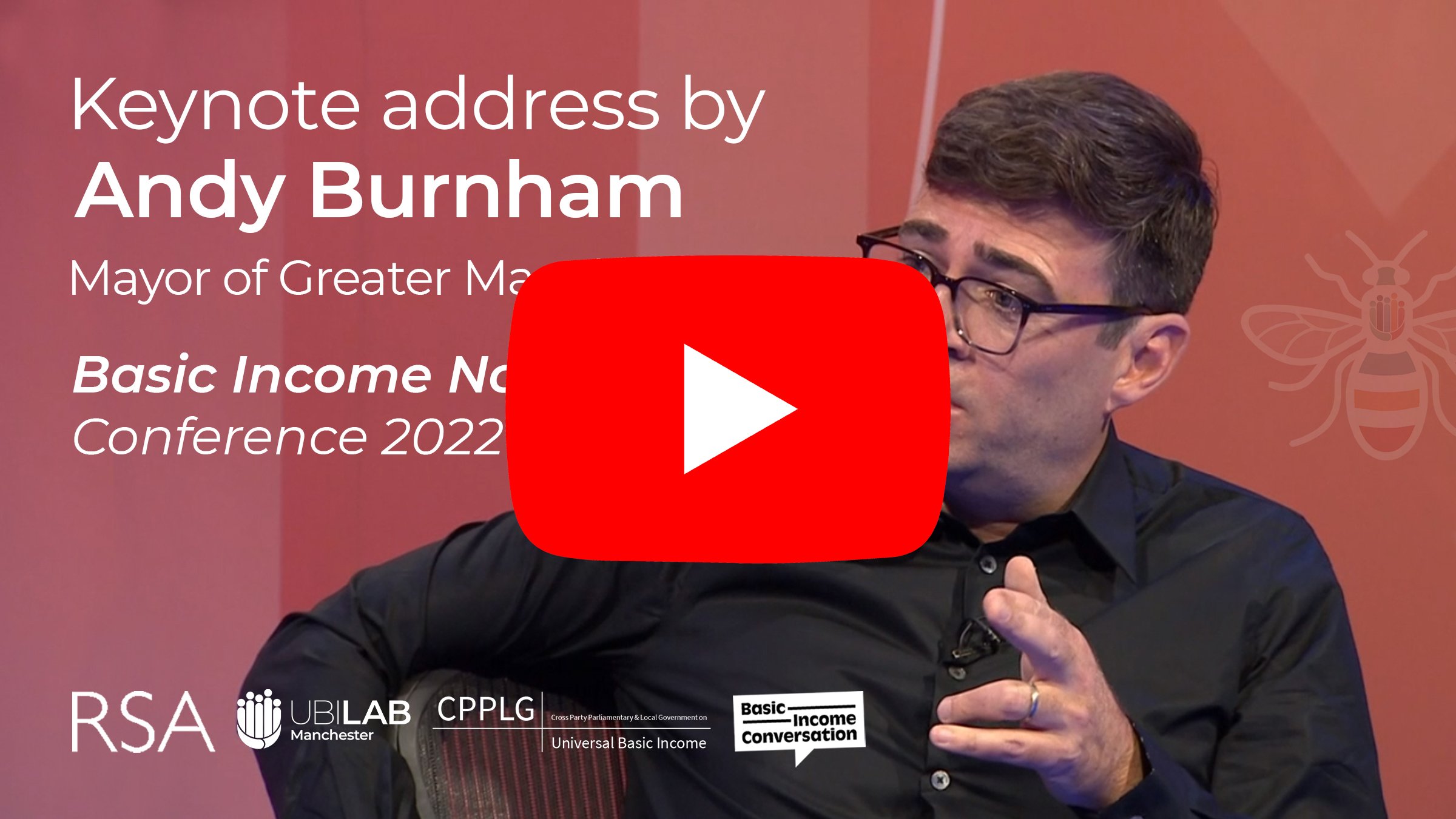 Keynote address: Andy Burnham, Mayor of Greater Manchester