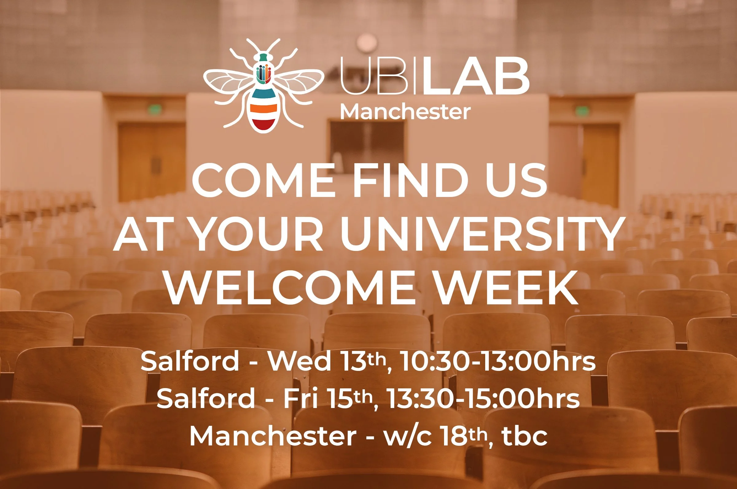 UBI Lab Manchester: Roadshow university welcome weeks