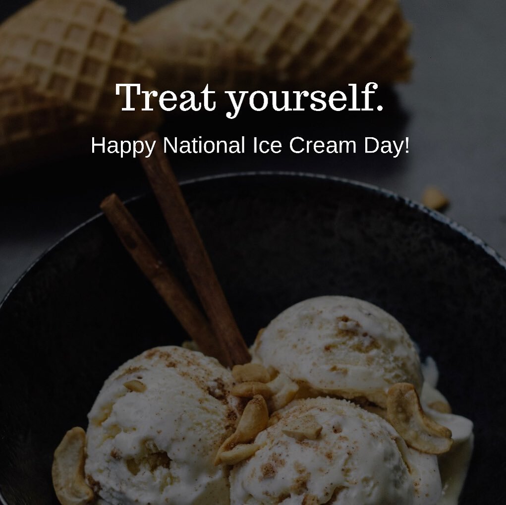 Happy National Ice Cream Day! You may say, &quot;Why is a dentist celebrating ice cream?!&quot; Well a little ice cream is delicious in moderation! Just don't forget to brush after. 

 #Dental #Marketing