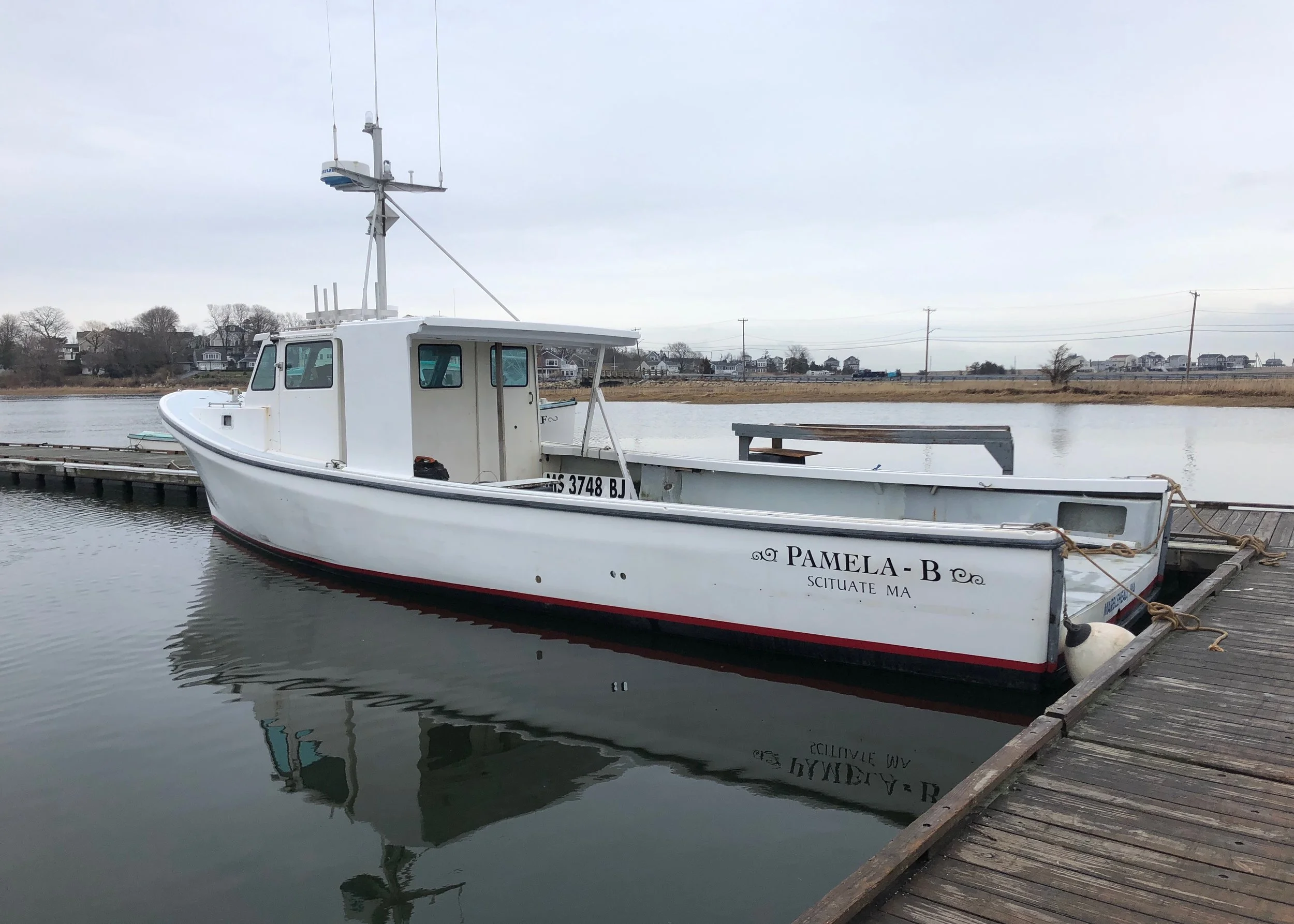 His other Pamela-B, the one we fish from.