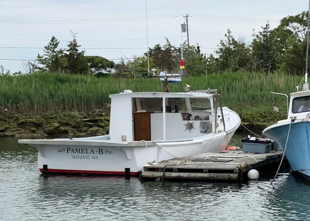 The original Pamela-B. Doug just put her in the water after fitting her up for sale. Nice boat, but he needed something larger.