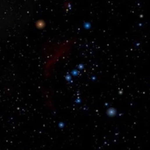The Orion constellation, setting SSW at around 5:00am. #wikipedia