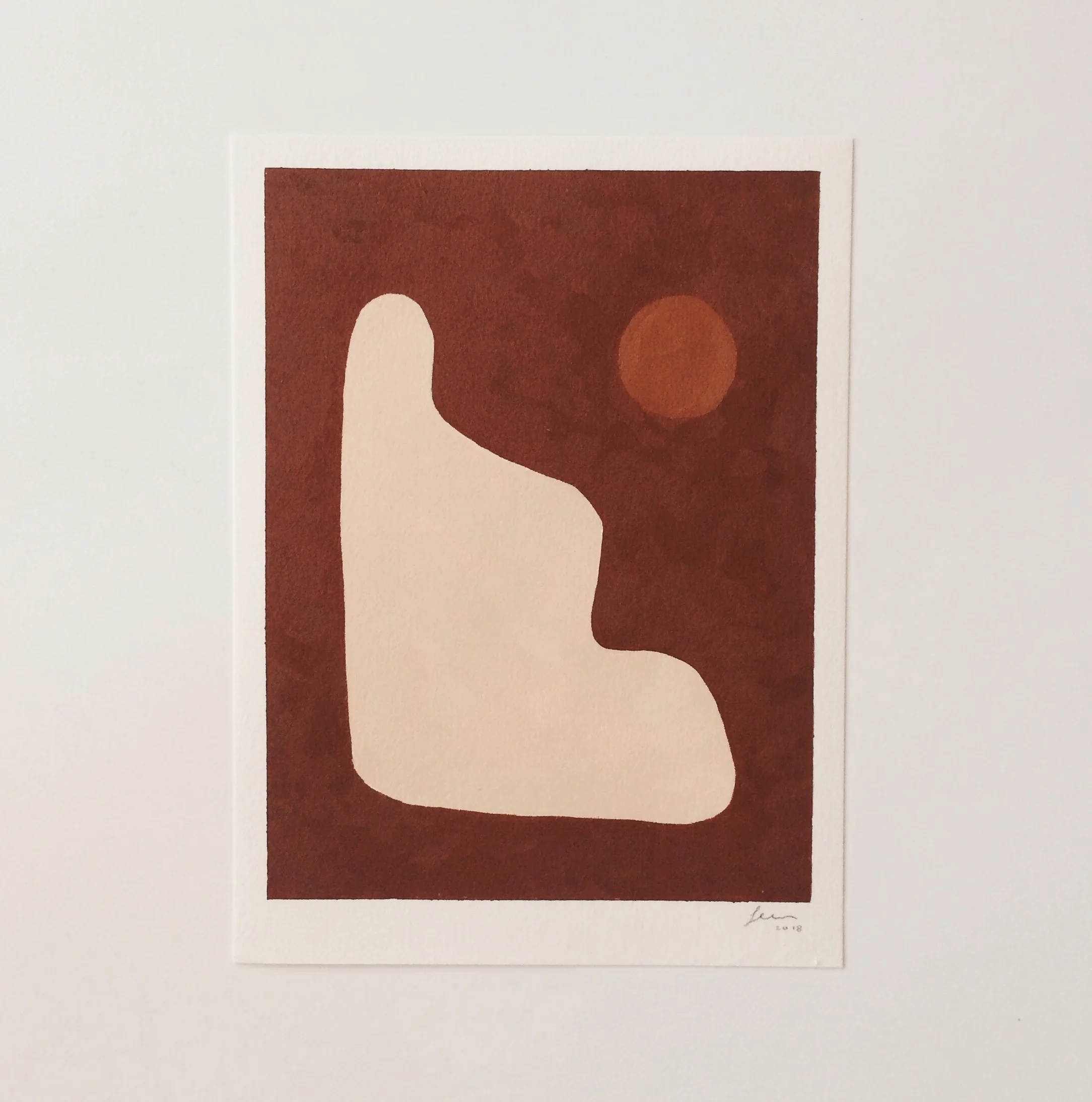 MEMORIES OF NEW MEXICO oil on paper, 9in x 12in (2018) Collaboration with Market Collective SOLD