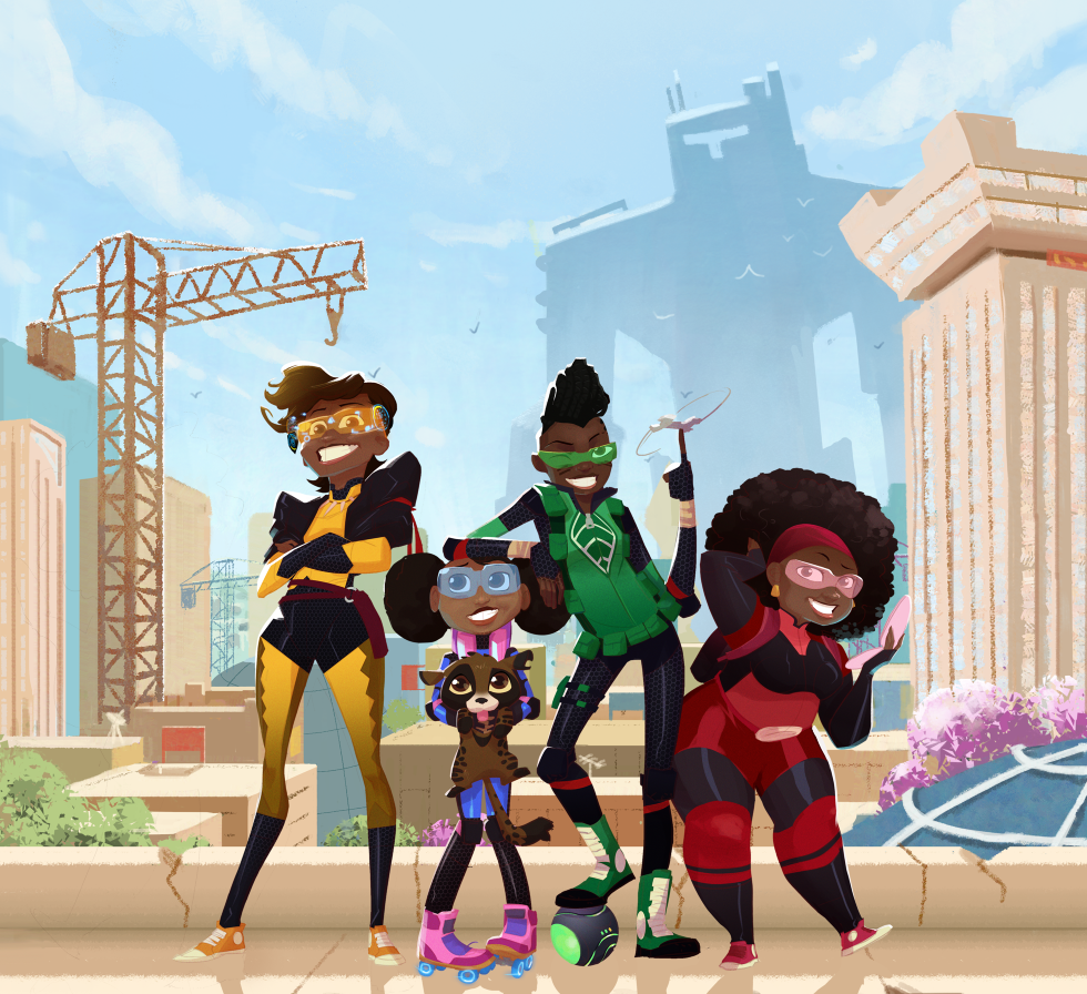 Illustration by Malcolm Wope, courtesy of Netflix