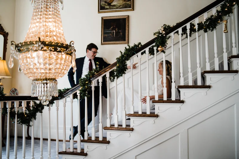 Kathy and Jonathan’s wedding was only 2 days ago on December 29th! In this photo, they are spending a few moments alone before heading into their reception and being announced as Mr. and Mrs. Jonathan Fine. As a photographer, I try to remember that these are the most important moments to capture. Right before I took this, I overheard Kathy saying “you’re my husband, how cool!!” and I hope that when they look back on this photo a few short weeks from now, they will be transported back in time to experience those same joyful emotions again.