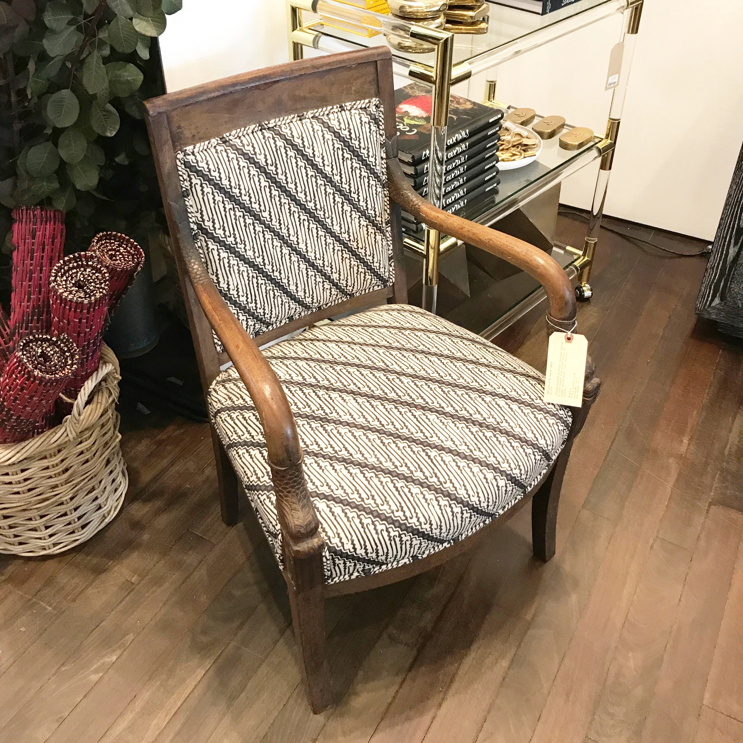 Antique Fish Scale Chair - $2,495 | GREAT FOR: An accent chair in a foyer or living room