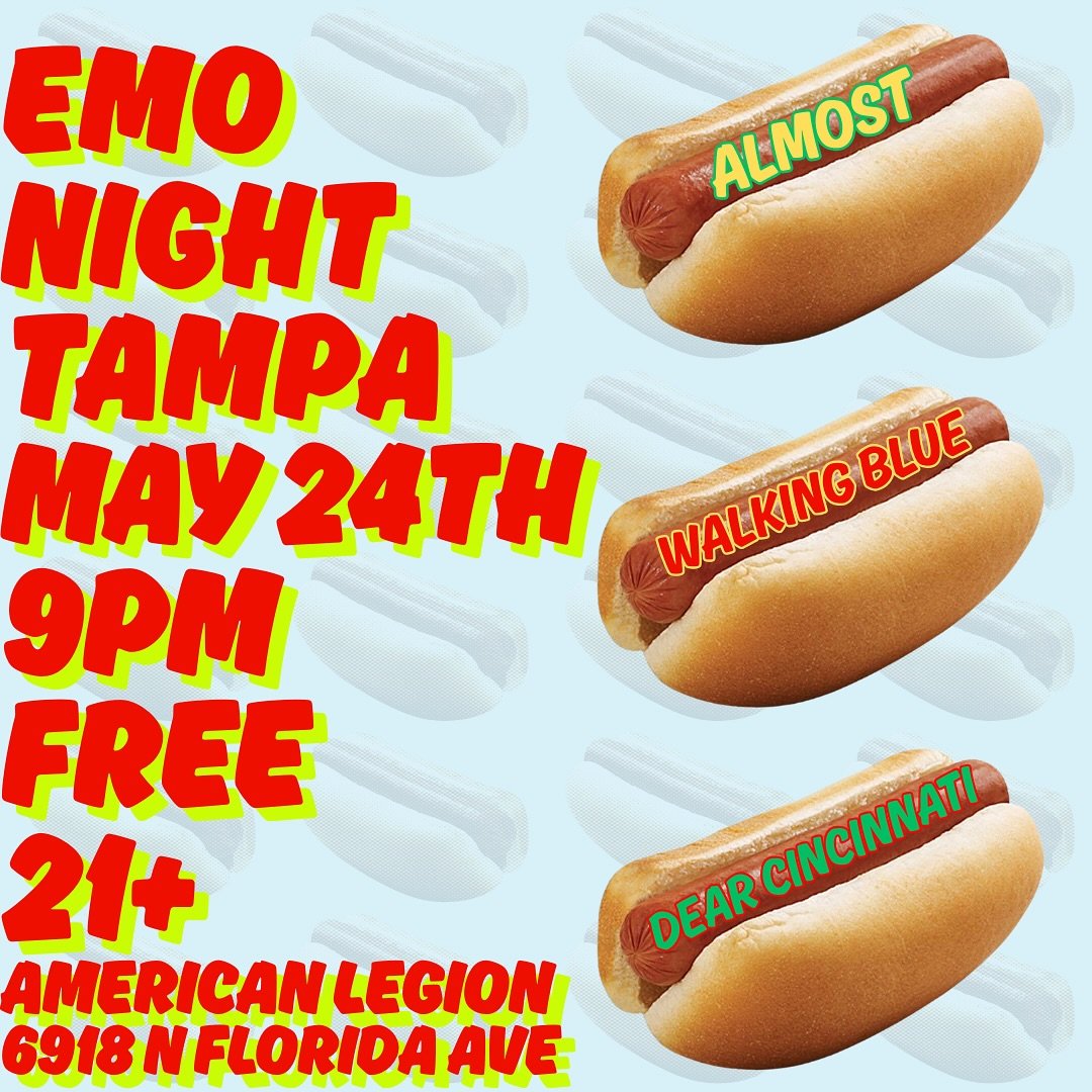 Yoooo!  Excited to announce this one.  We were gonna take the month off to prep for the ten year anniversary activities, but the buddies asked for us to host &amp; how could we say no?  May 24th at @friendsofpost111 we have @almostiscool @walkingblue