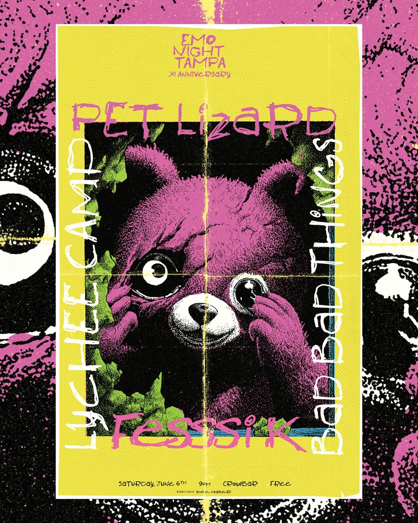 This is a bittersweet one.  So hyped to finally announce our 11 year anniversary party at @crowbarybor on June 6th. 
It is also our last show at Crowbar. What can we say that hasn&rsquo;t already been said about Tom &amp; the staff at Crowbar?  We ca