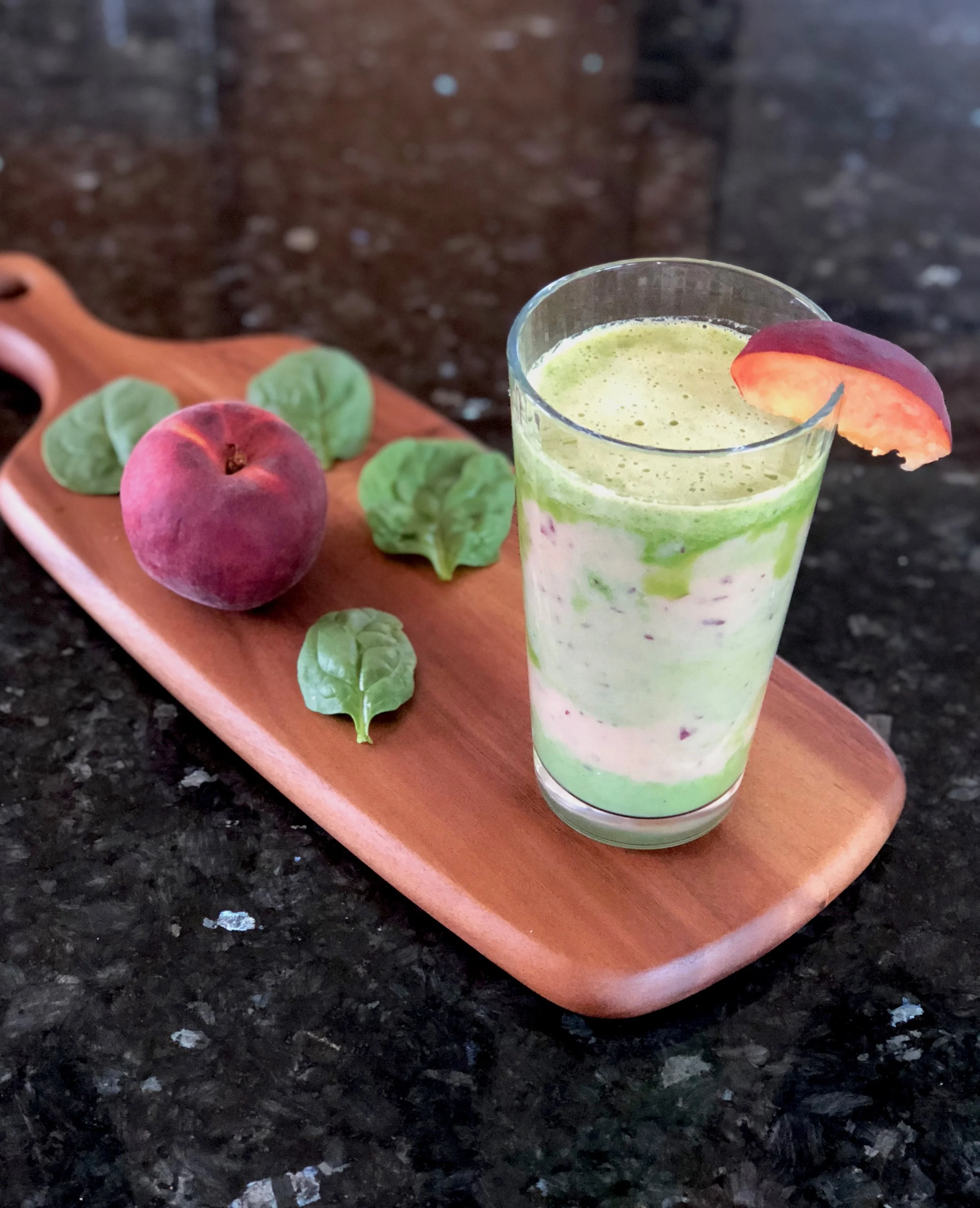 Peach Spinach Simply Fresh Smoothie