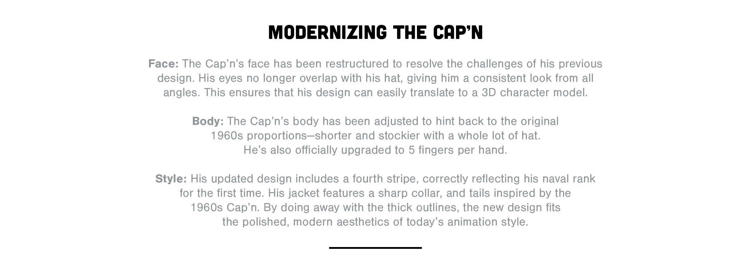 Modernizing the Cap'n