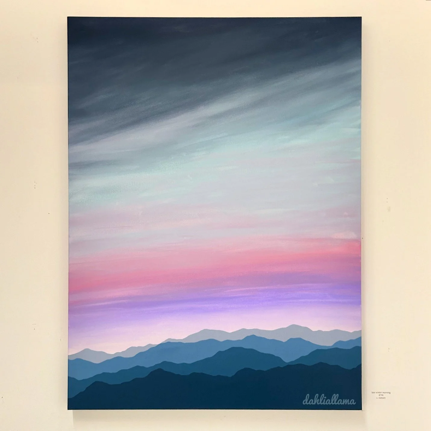 "late winter morning" (30x40")