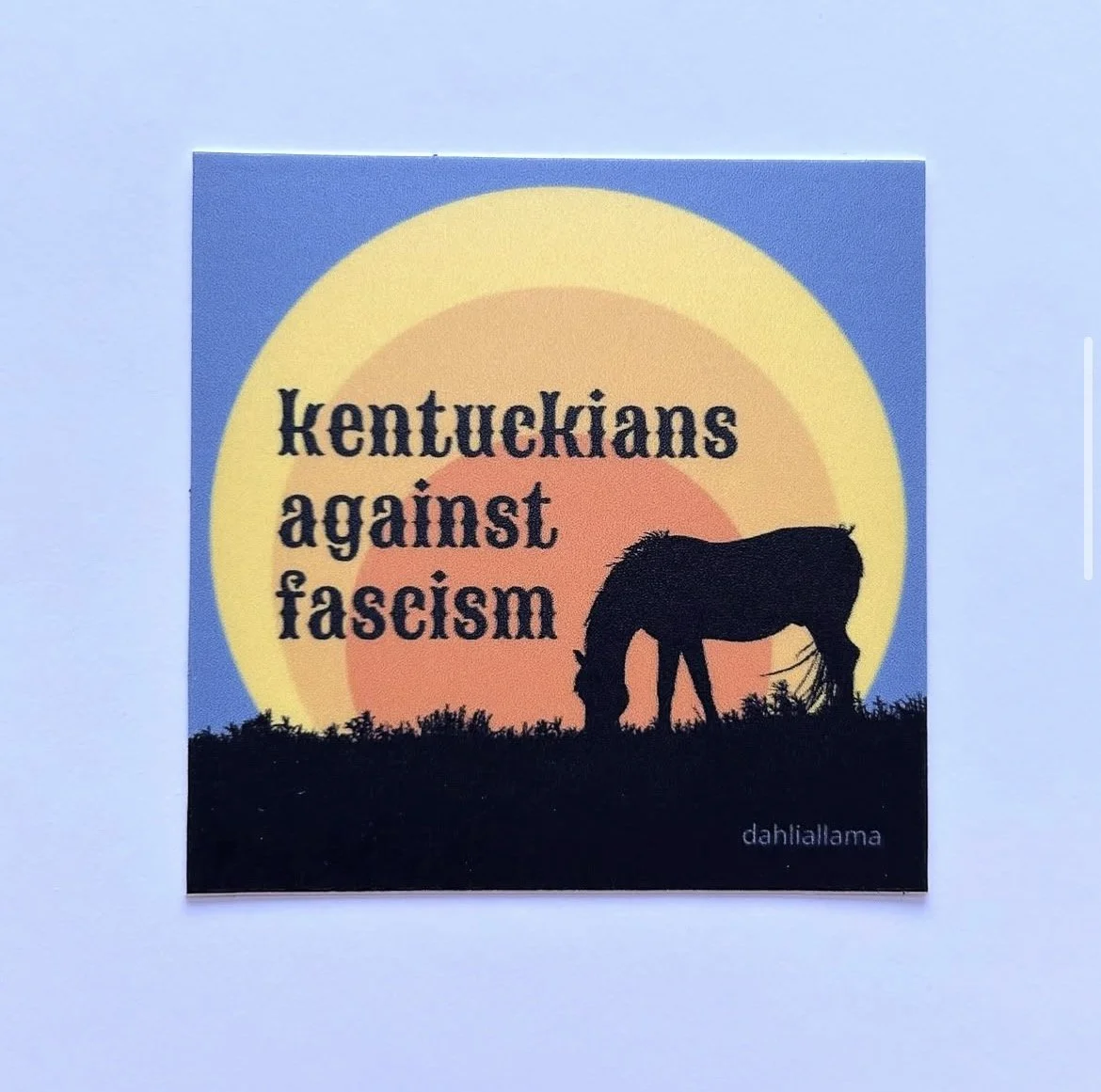 kentuckians horse (2.5" sticker)