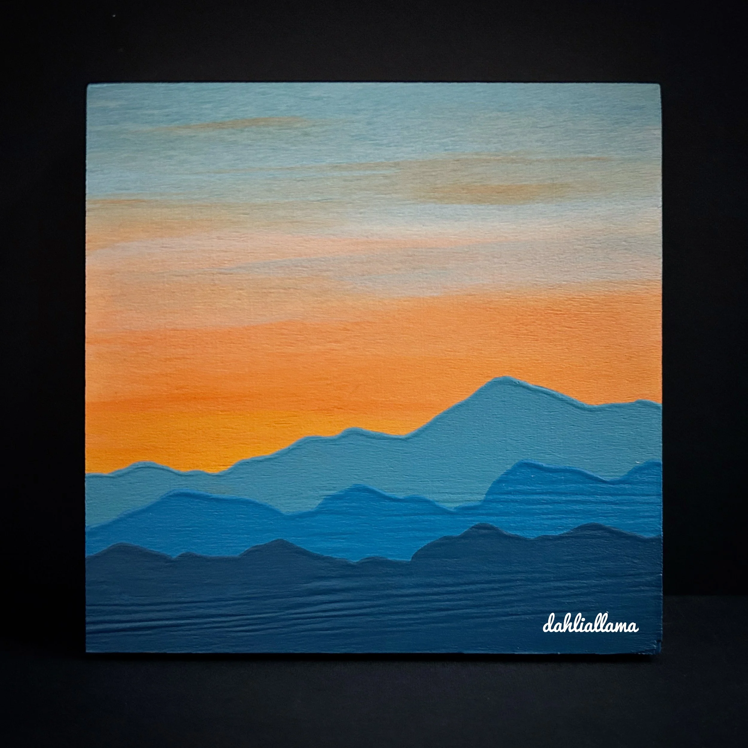 'mountainscape mini' 6 (5x5")